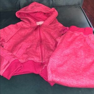 Pink sweatsuit
